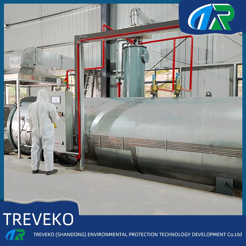 Autoclave Crushing Equipment for Thermal Inactivation of Microorganisms in Medical Waste