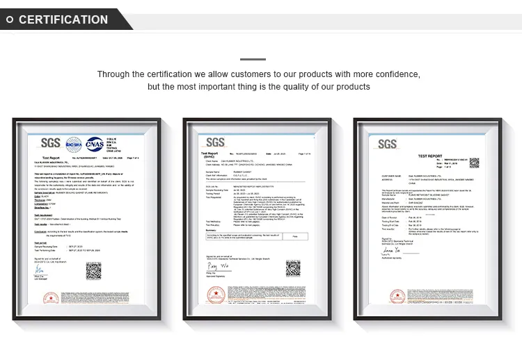 Custom Silicone Gaskets
