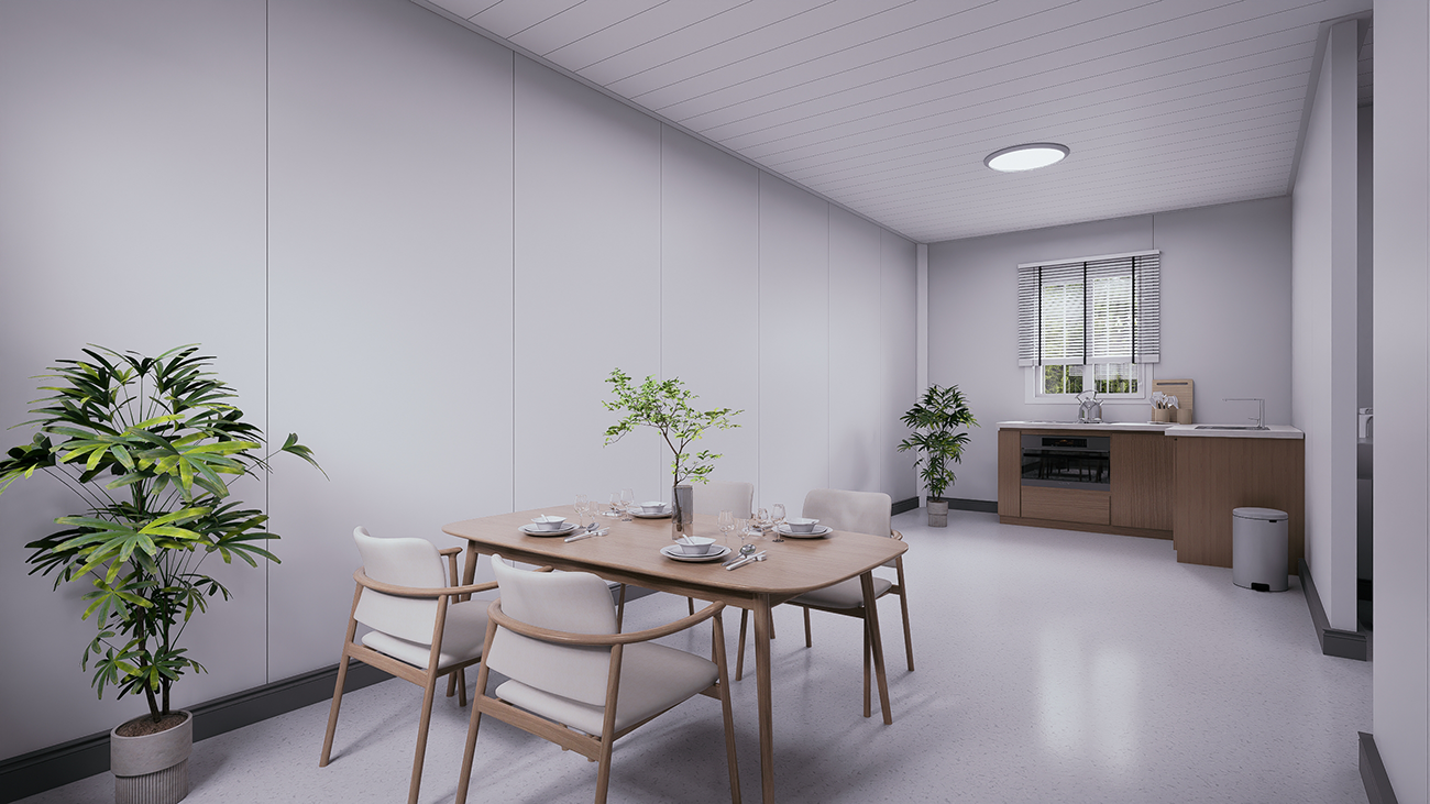 Double Floor Prefab Container House Modular Steel Structure Home with Corridor Stairs for Worker Camp Dormitory Project Use