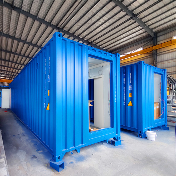 40 Foot Steel Lab Prefab Container House Medical Mobile Hospital Modern Outdoor Free Customized PCR Laboratory
