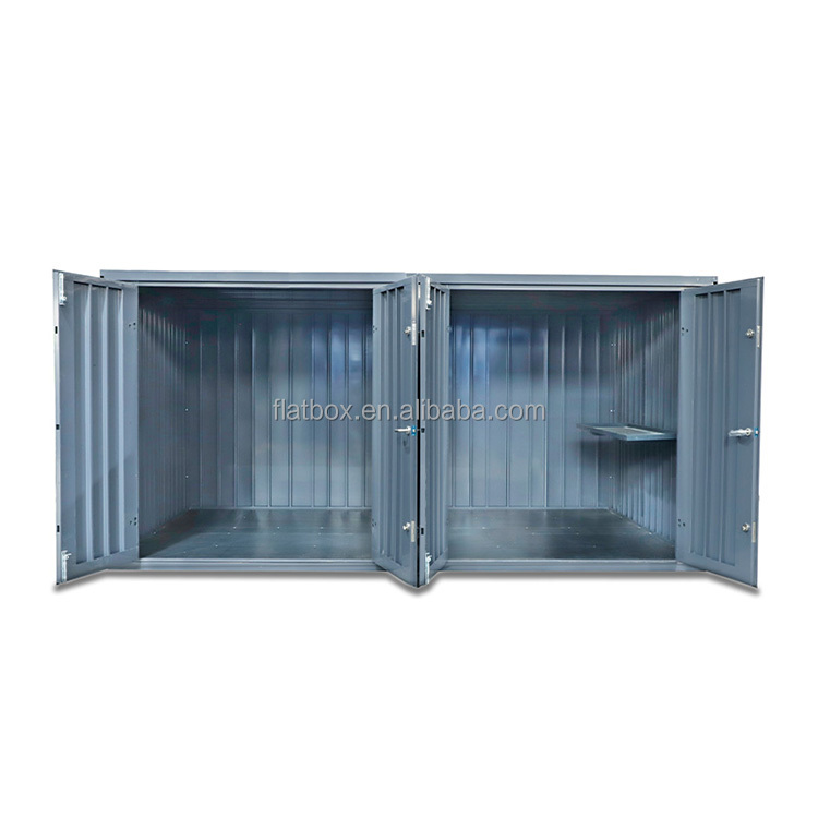 20 FT Modern Design Prefabricated Steel House Easy-to-Assemble Flat Pack Container Home for Family or Outdoor Camping Low Cost