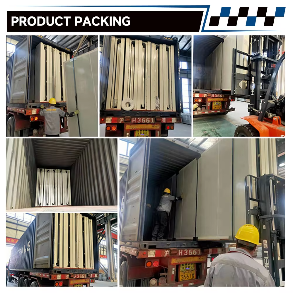 Z-fold container house: rapid deployment, worker dormitory, prefabricated steel sandwich panel mobile housing - low cost
