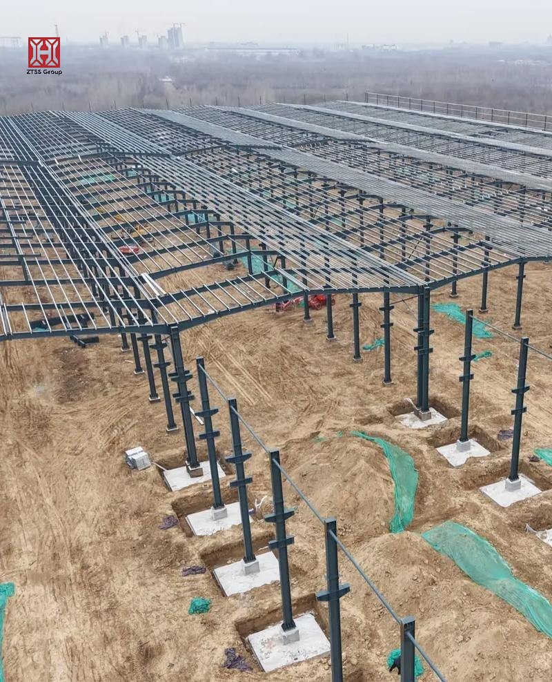 ZTSS Modern Minimalist Prefabricated Steel Structure Hospital Workshop and Office Buildings Construction Solutions