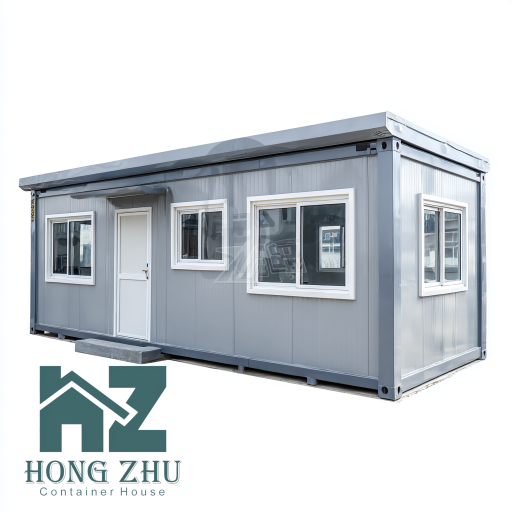 DYHZCE China Export Contemporary Design Prefab Hunting Cabin Durable Steel Wilderness Shelter Basic Amenities Black Container