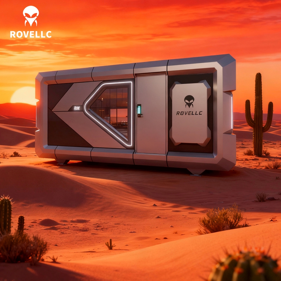 Custom Designed Space Capsule House Extreme 50 Degrees High Temperature Outdoor Hotel Dormitory Residence Pickup Dubai