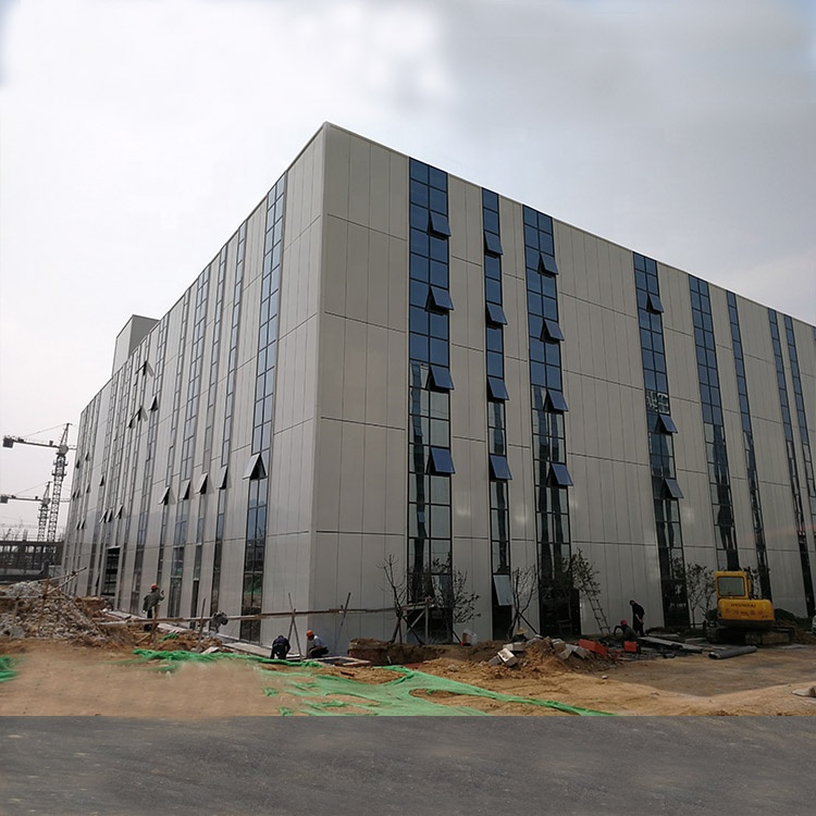 Modern Two-Story Steel Structure Building Industrial Design for Office Workshop Supermarket Carport Park Kitchen Bathroom Use