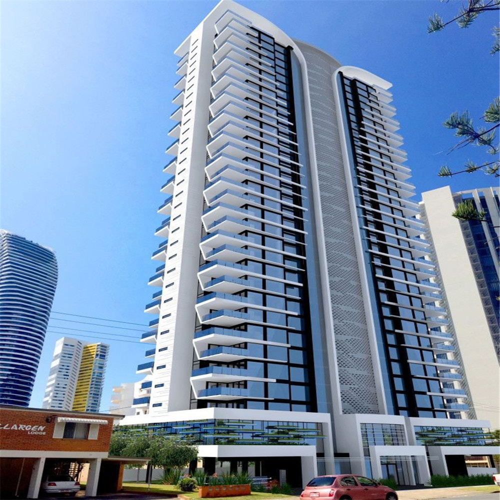 High Rise Steel Structure Prefabricated Apartment Building With 2 3 4 5 6 7 8 9 10 Floor