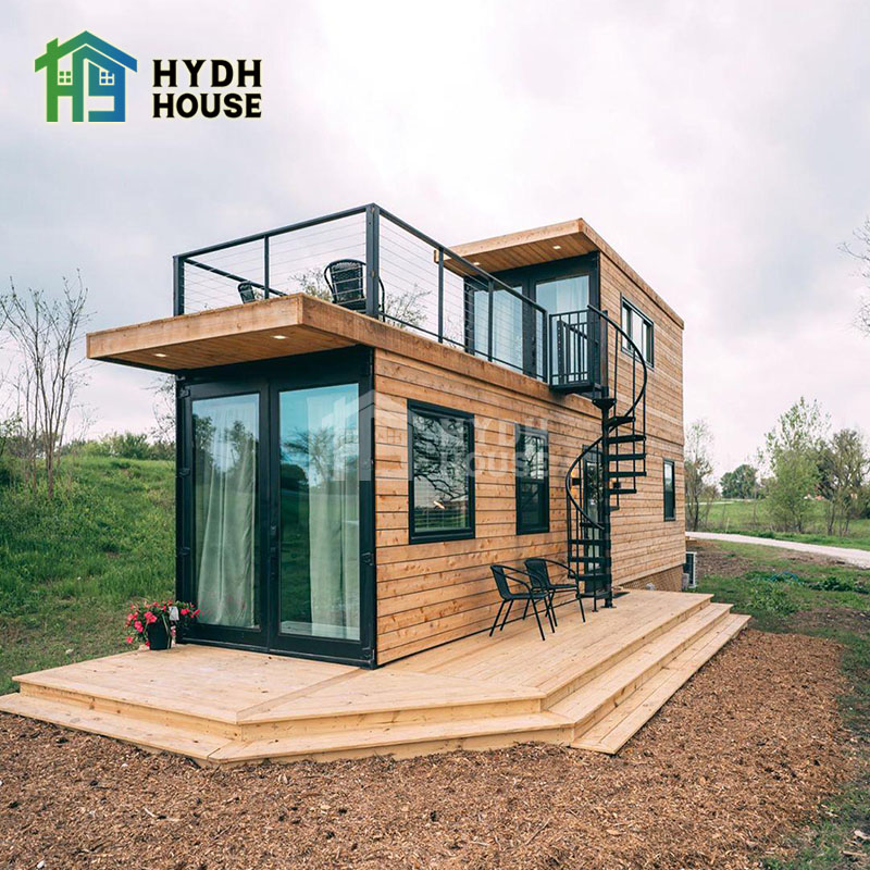 Light Steel 20ft Flat Pack Container House Prefab Container Camping Homes Detachable Container House
