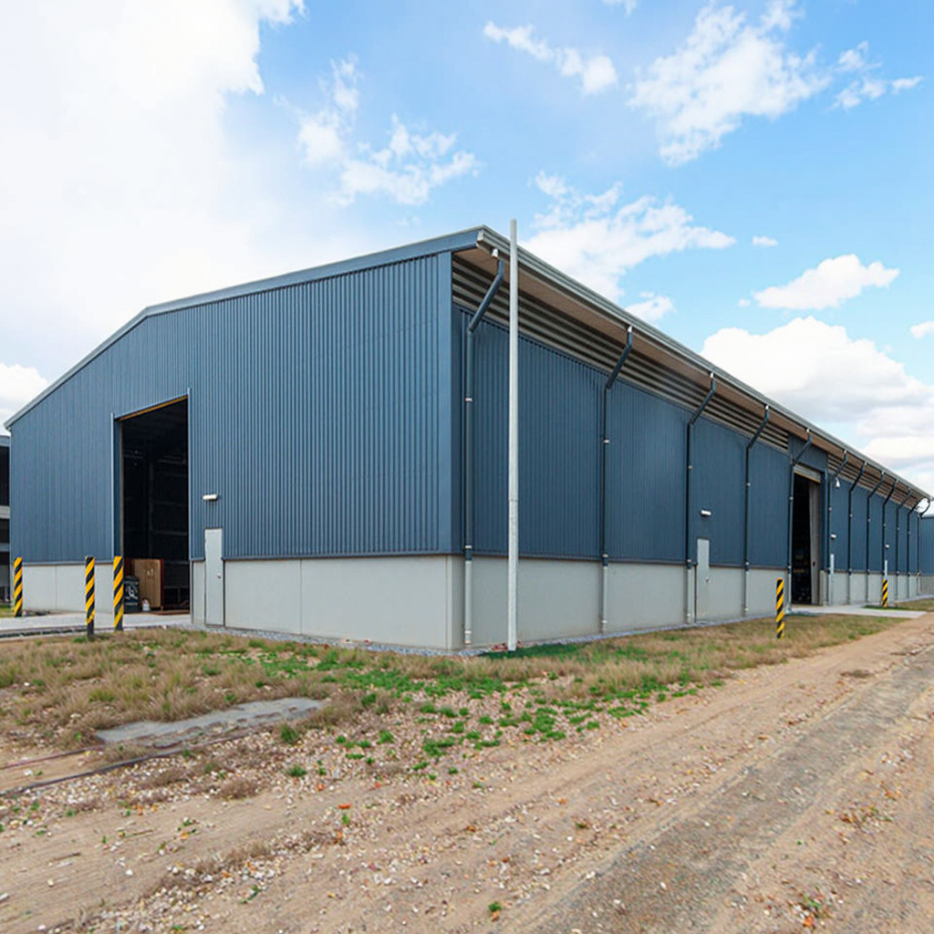 Modern Prefabricated Steel Structure Building For Factory And Warehouse High Quality Steel Frame Design With Quick Installation