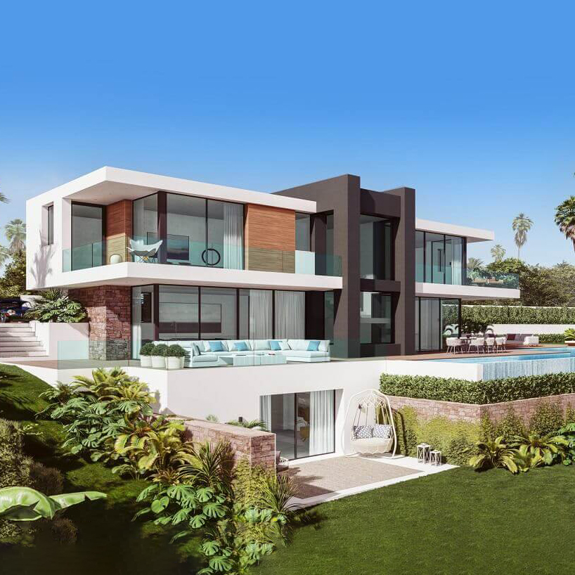 Prefabricated 2-Bedroom Kitchen Modern Light Steel Villa House Galvanized Light Gauge Steel 5-Year Warranty for Sea Area Living