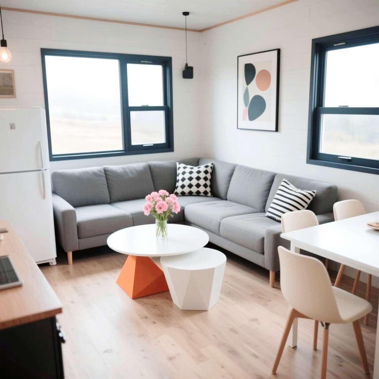 20ft Customized Luxury Living Steel Container Home Expandable 2 Bedroom Prefab House for Office Building
