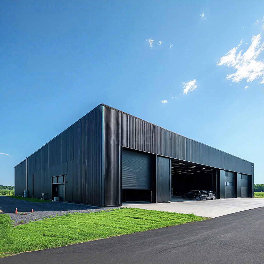 Long-life Corrosion Resistant Steel Structures Warehouse Metal Construction Building Workshop Warehouse Steel 4s Car Showroom