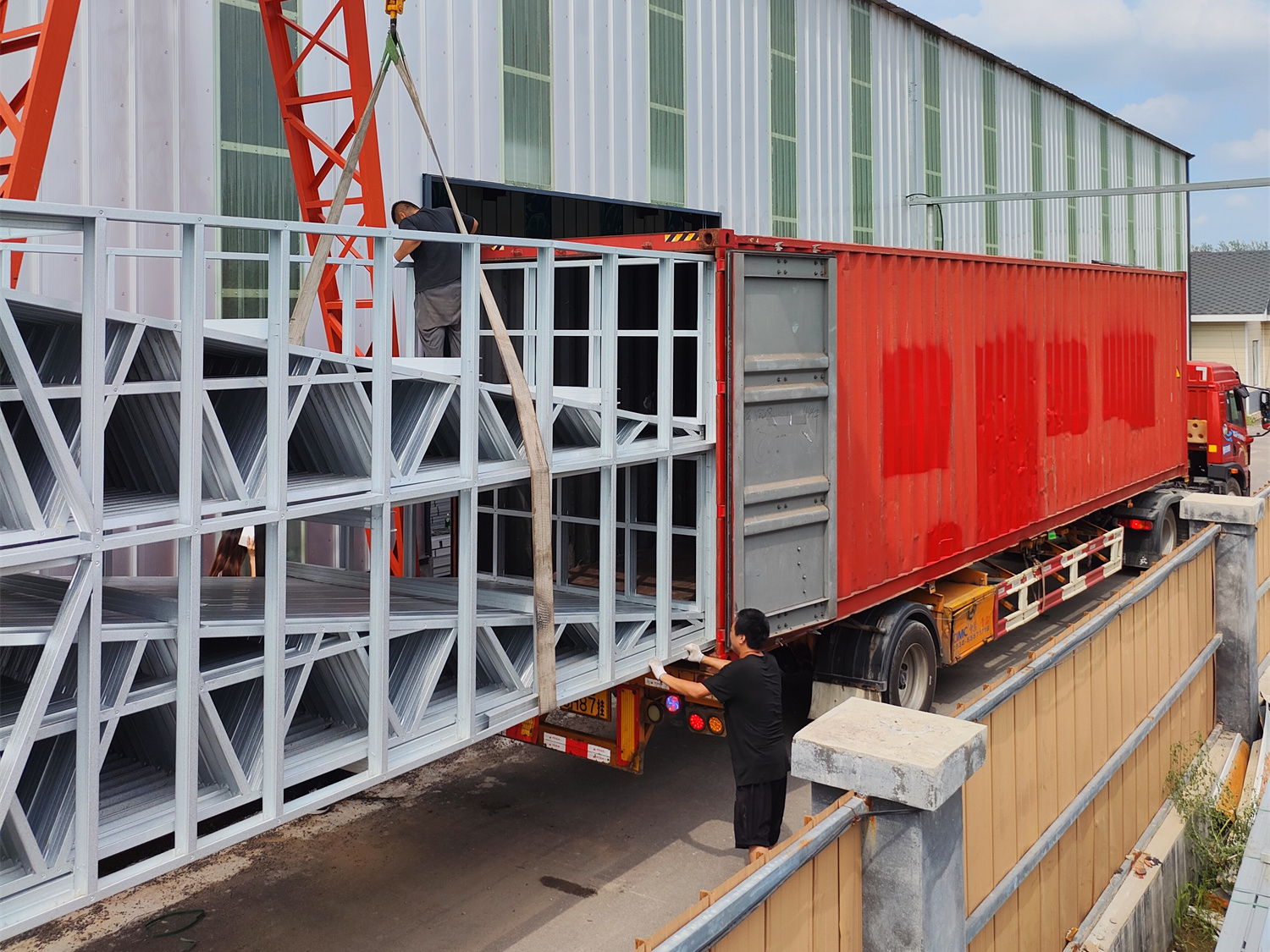 High Quality G550 Light Steel Frame House Kits Prefab House Metal Frame Fast Assembly Frames Purlin House Buildings 2 Bedrooms