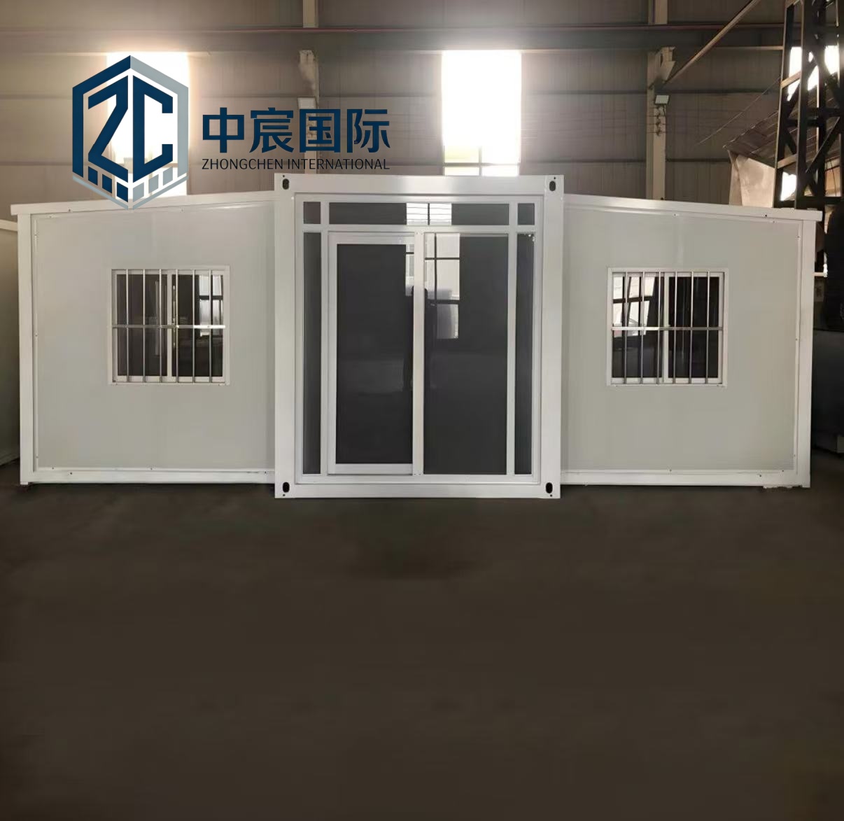 Factory Direct Zhongchen Container House Prefab Modular Kit Light Steel Structure for Home Office