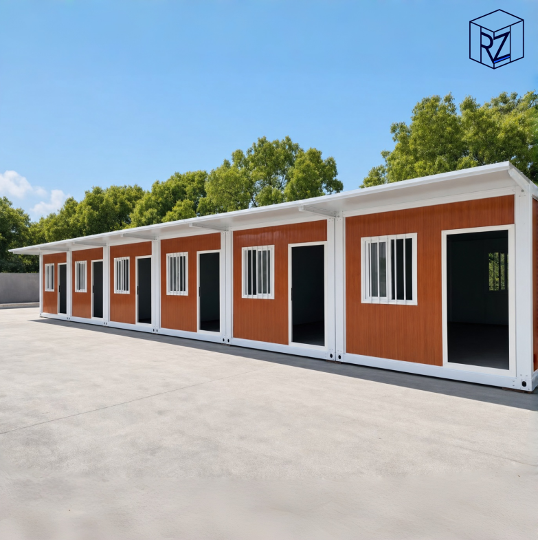 Fast Deployment Modular Container House with Toilet for Workers Dormitory Steel Structure Prefab Cabin Ray-Zen