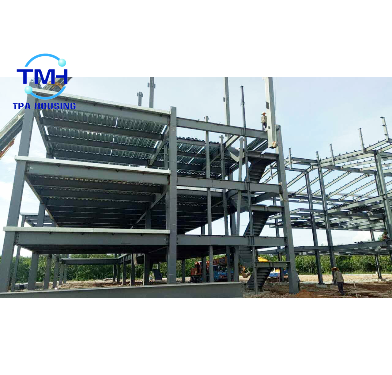Custom Design Light High Rise Steel Structure Office Building Prefabricated Multi Story Steel Frame Commercial Building Project