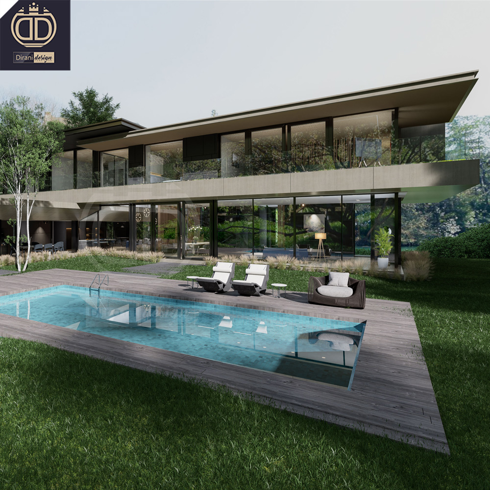 Beautiful Villas House Plans And Designs Postmodern Luxury Styles Graphic Design 3D Max Customized Size High Standard