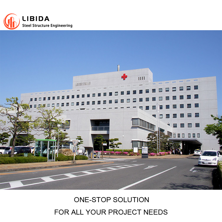 High Stability Light Metal Framework Prefabricated Modular Galvanized Steel Structure Hospital Clinic Room Buildings