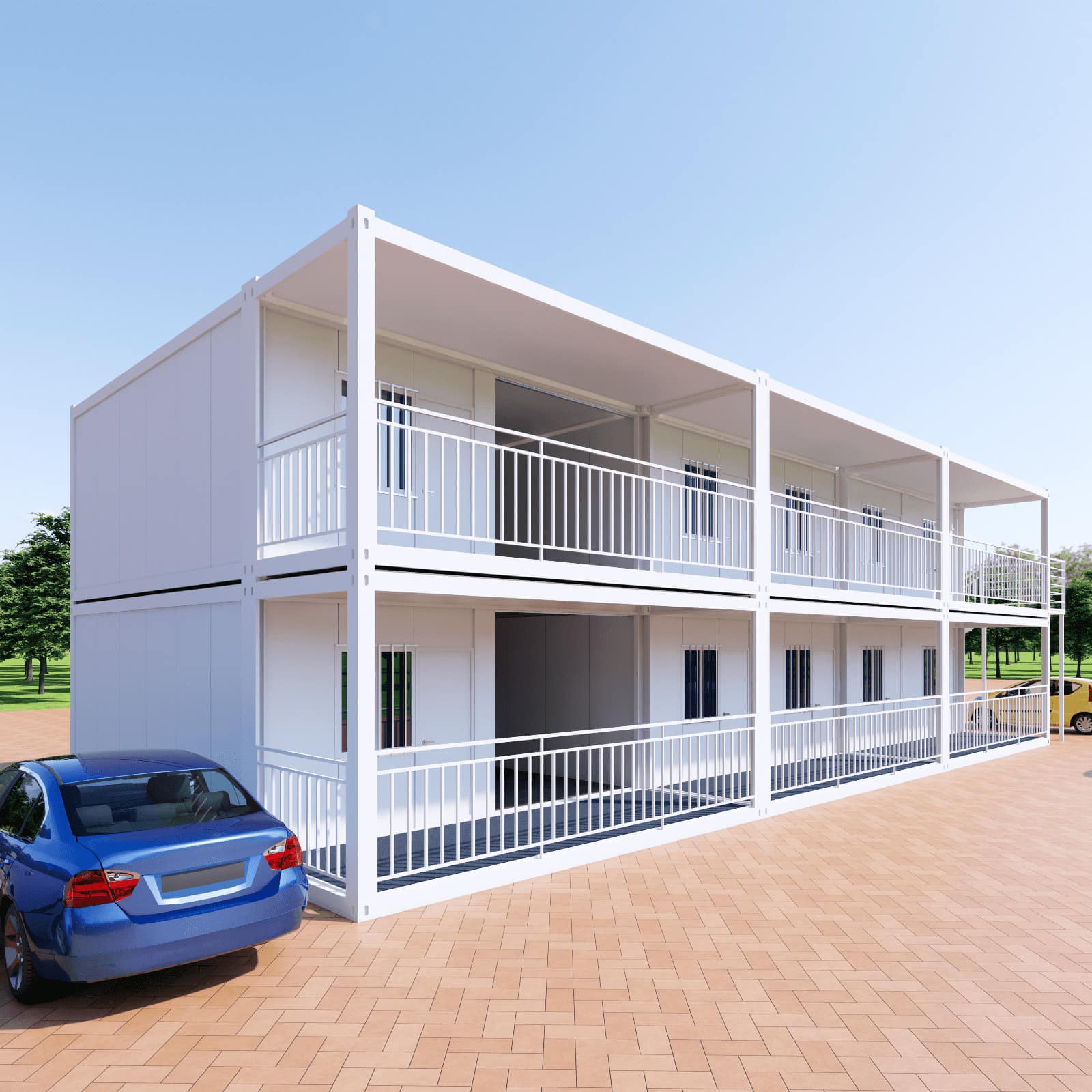 Detachable Folding Expandable Foldable Luxury Steel Prefabricated Modular Container House 20/40ft Farmhouse Design Fast Install