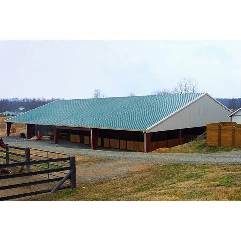 Low Cost One-stop Service Prefabricated Light Steel Design Goat Farming House Steel Structure