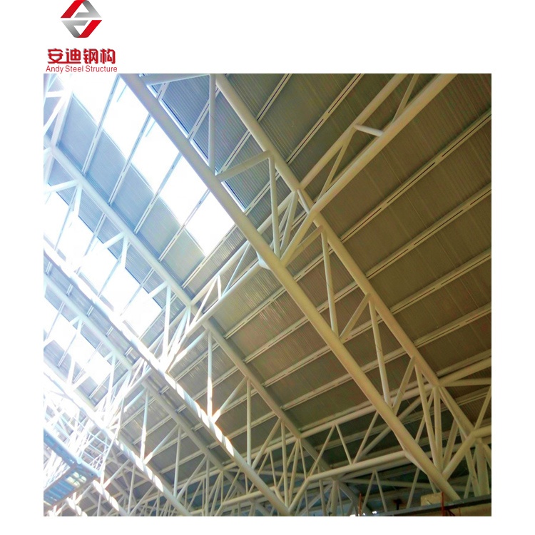 Prefabricated Steel Pipe Truss Structure Airport Waiting Room Hall /Terminal Roof Shed Building