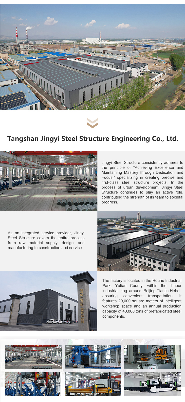 Completed Steel Frame Structure