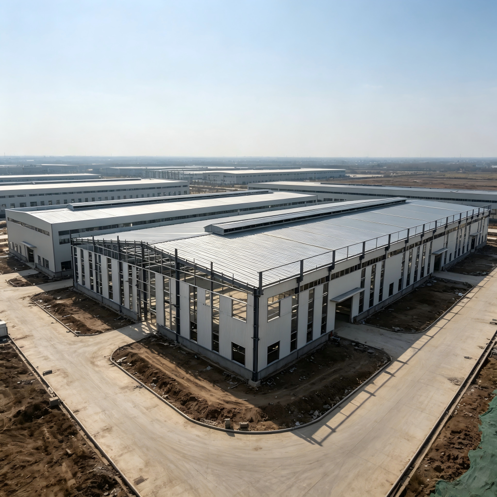 Durable Q355B Steel Structure Warehouse Heavy Duty Prefabricated Metal Workshop Building for Agricultural and Industrial