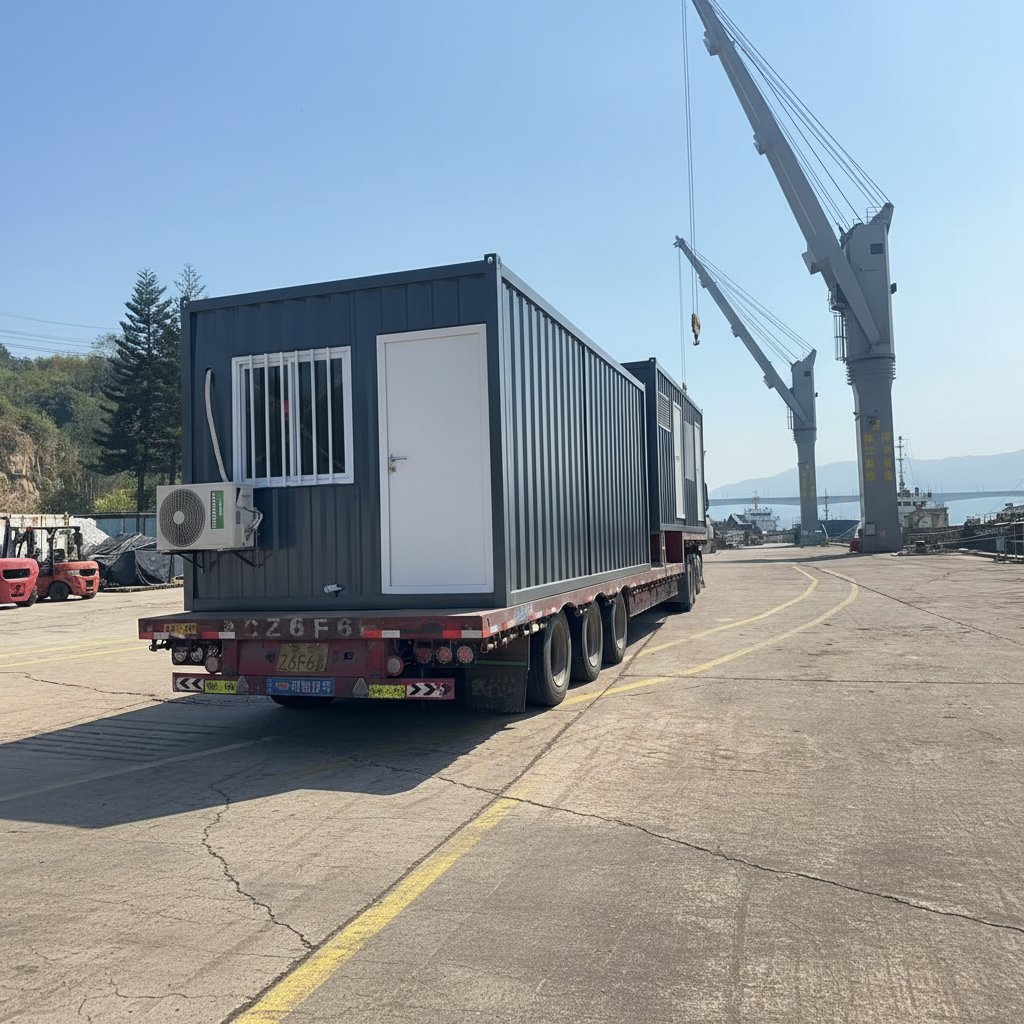 Galvanized Steel Container House Rustproof Years