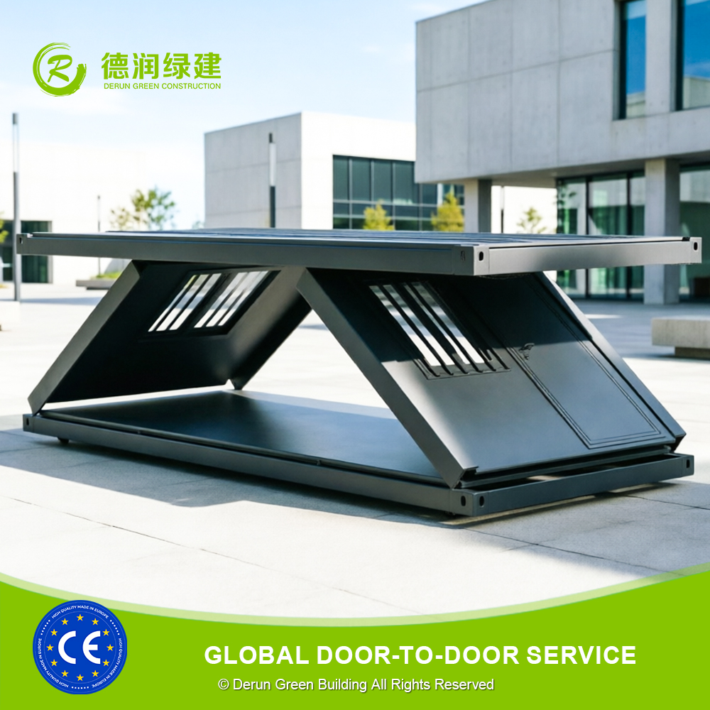 Durable Steel Structure Foldable House with Galvanized Steel Frame Structure for Mining Site Camp Accommodation High Wind and
