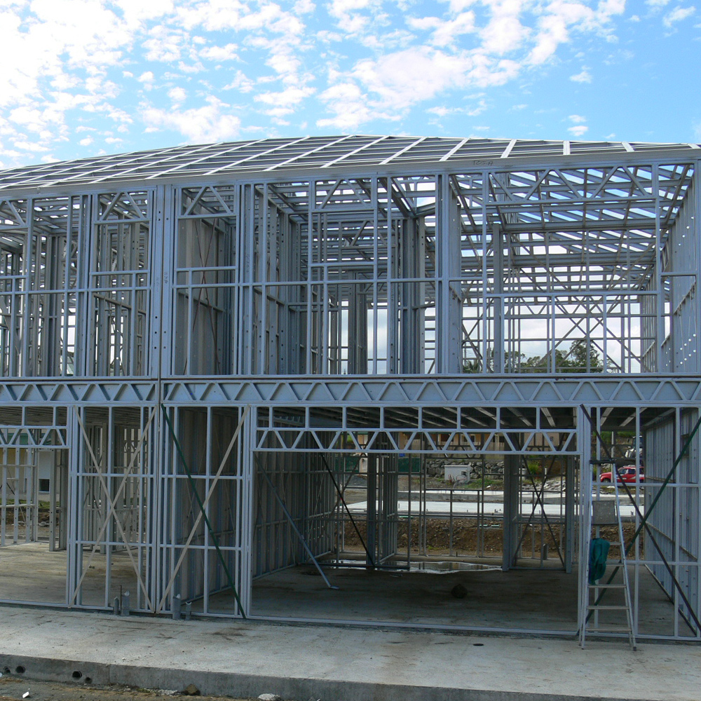 Strong Durable and High Quality Customized Light Gauge Steel Structure Prefab House for Villa Building