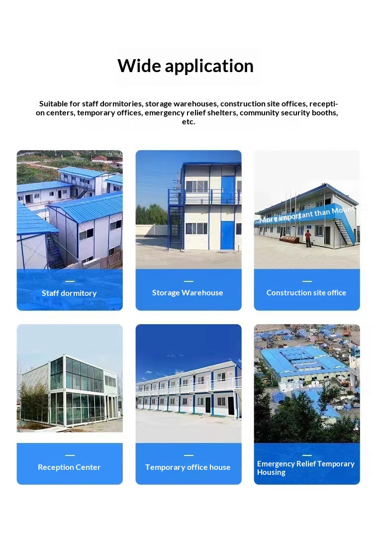 Foldable container house assembly process