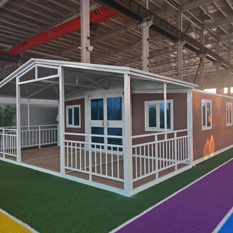 Factory-Built Expandable Steel Container Office Dormitory Housing with Sandwich Panel for Hotels and Villas (20ft Model)