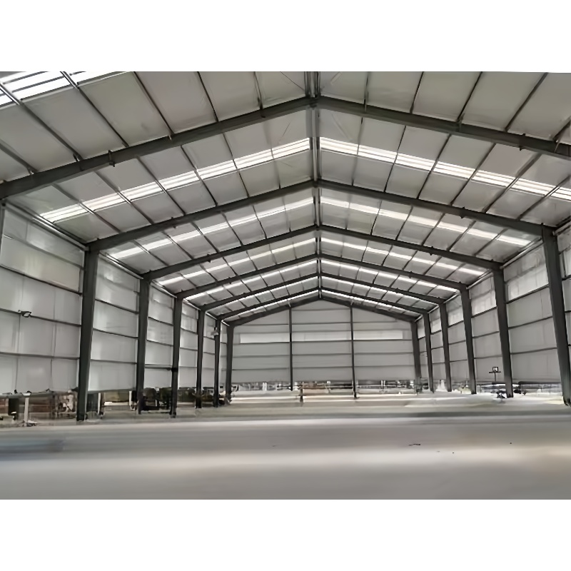 2000 Square Meter Light Prefabricated Steel Structure Warehouse Building with Welding &amp; Cutting Services