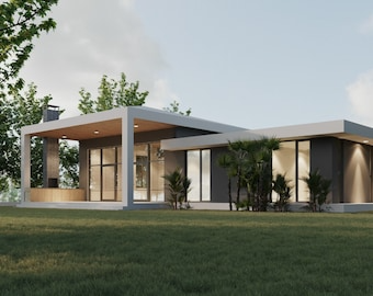 High Quality China Manufactured Modern Customized Luxury Prefab Light Steel Structure Duplex Villa