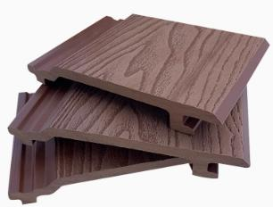 Wood-plastic wall panel