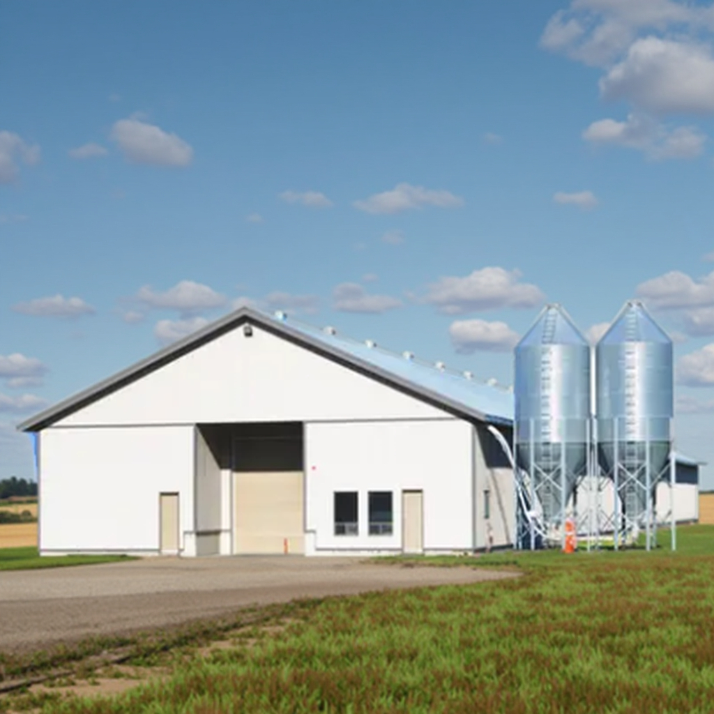 Modern Farmhouse Design Chicken House New Cheap Steel Chicken Farmhouse with Sheds Poultry Farm Shed Building Sale