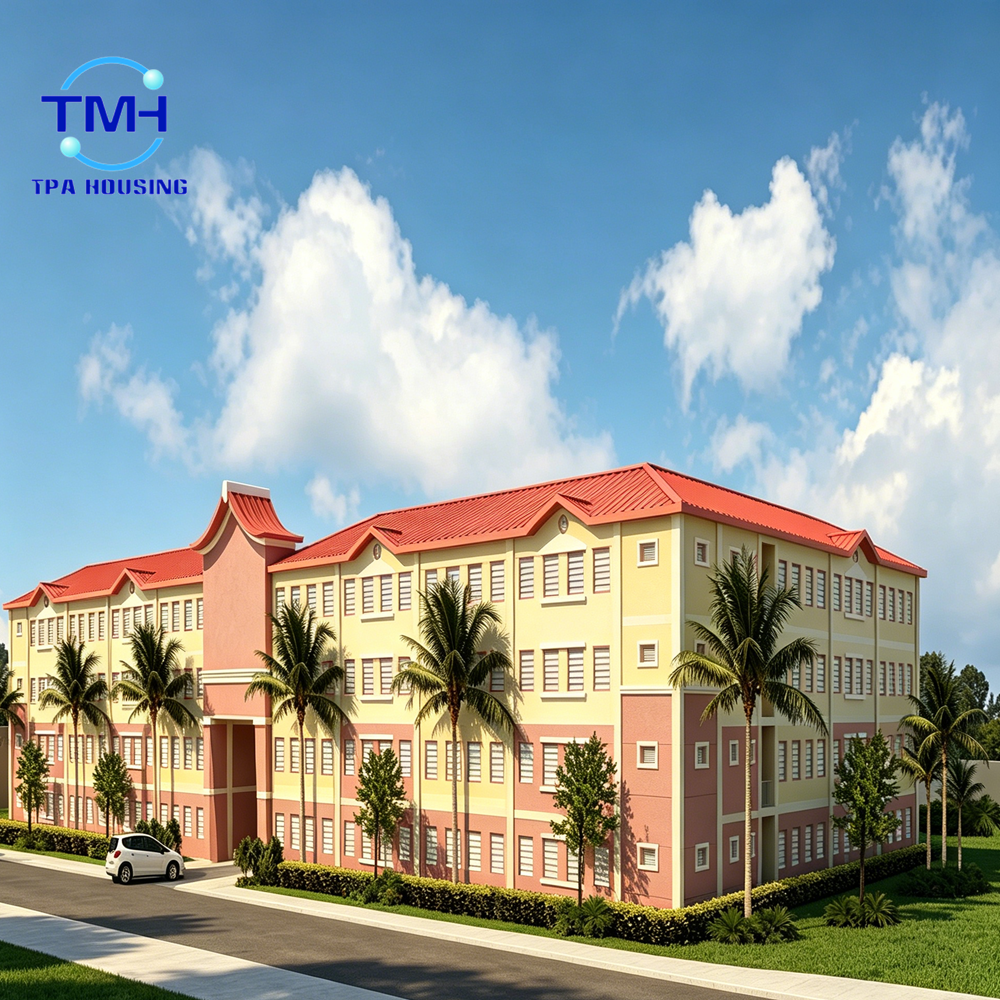 Prefab Multi-Storey Steel Structure School Building Customized Eco Modular Campus Classroom College Block Light