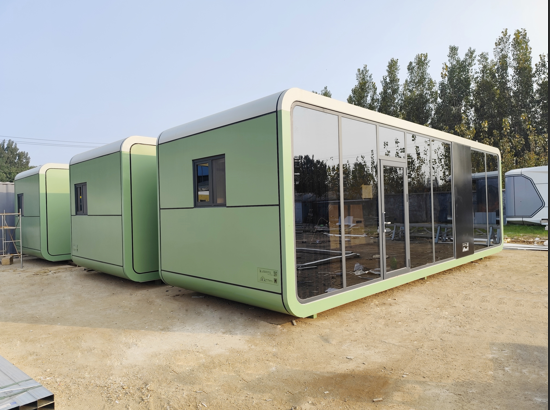 three bedroom space capsule house