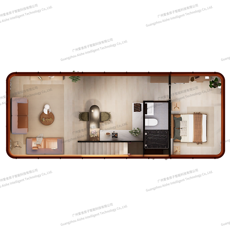 Factory Modular Portable Cabin Multi Function Container House Detachable Prefabricated Double-storey House With Second Floor