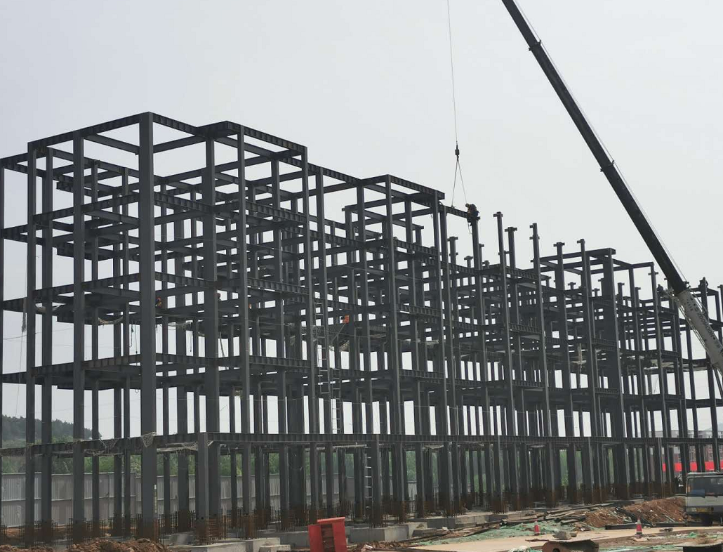 Custom Prefab Steel Frame Hospital Building Heavy Steel Welded Structure Medical Facility Industrial Design Mall &amp; Hotel
