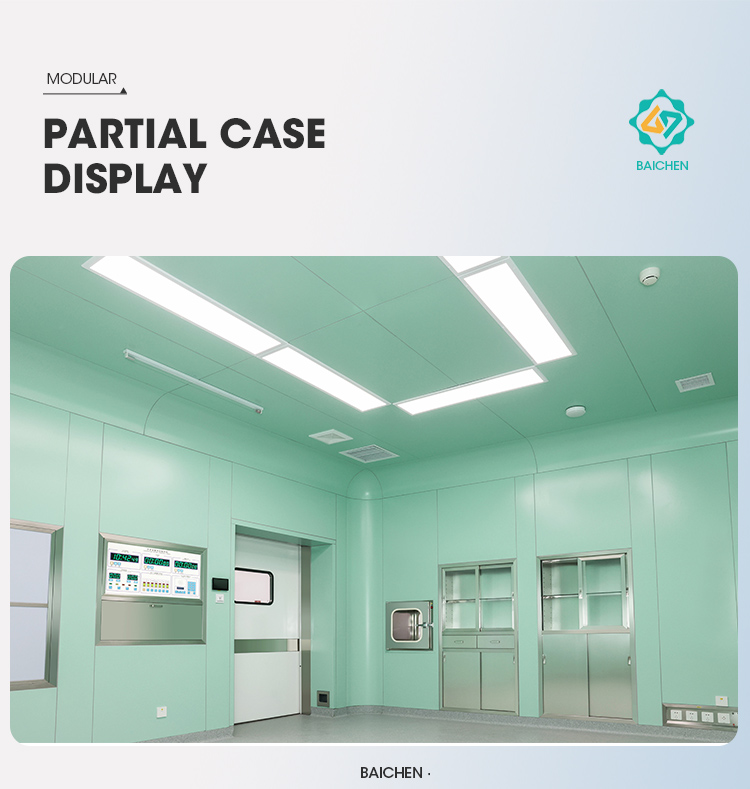 Finished Surgery Room design with steel sheets