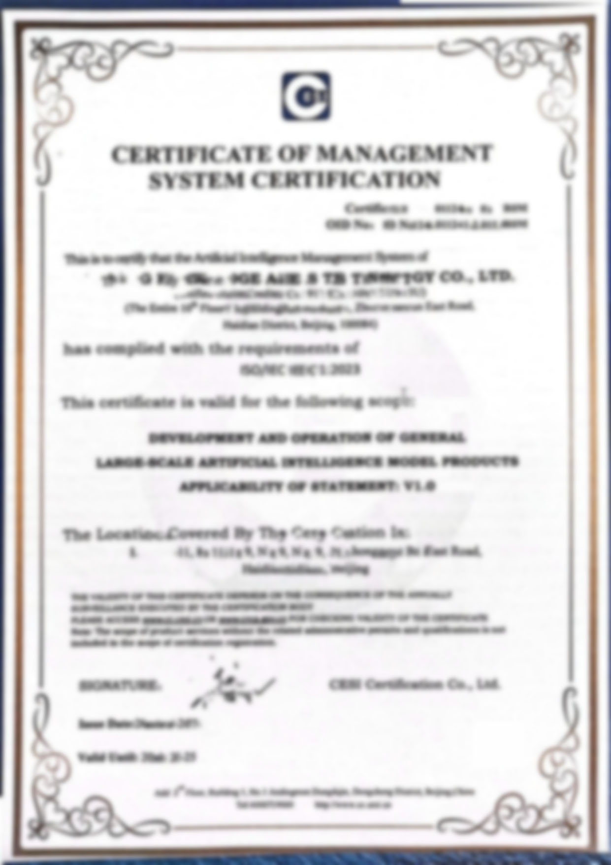 Certification 3
