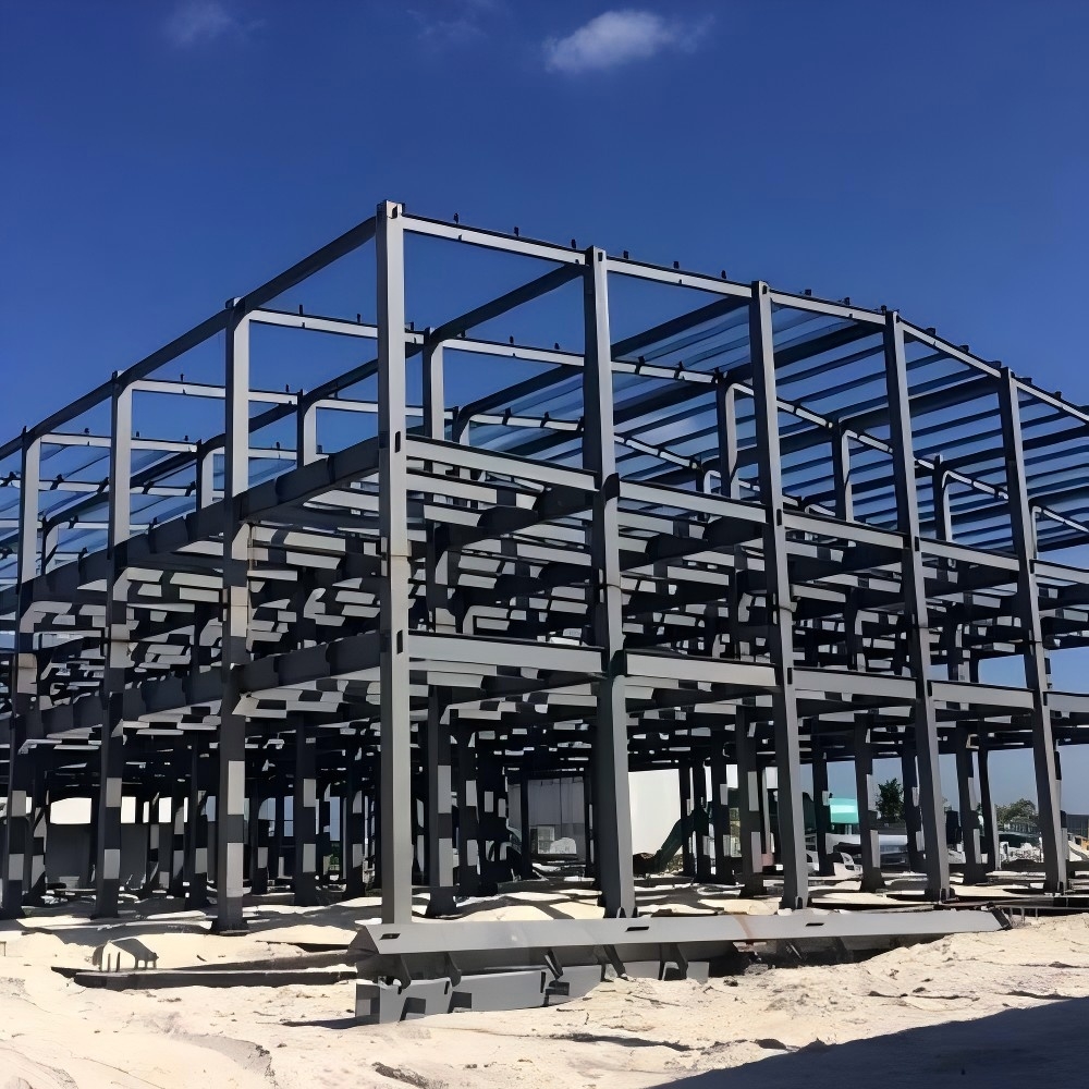 Hot Sale China Steel Structure Warehouse Light Portal Frame Building Structural Metal House Welding Bending Cutting S355 Steel
