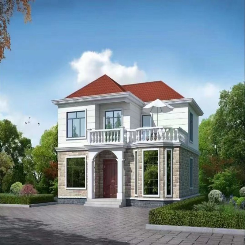 American Style, Energy-saving and Environmentally Friendly Light Steel Villa