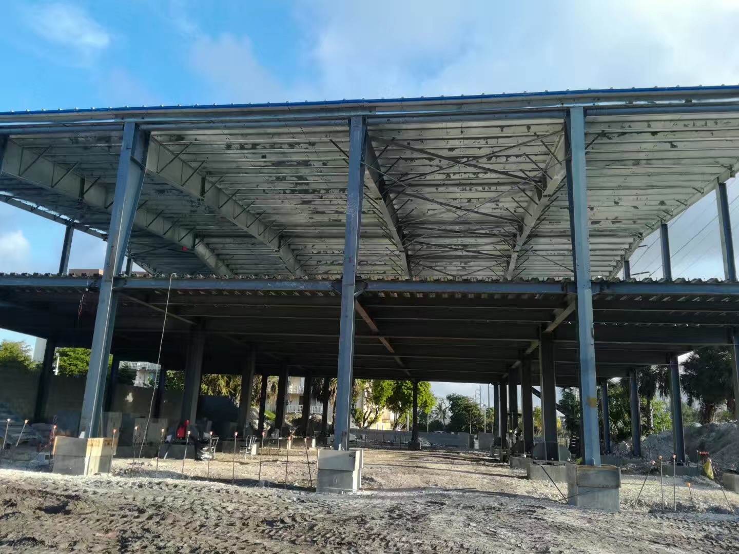 Metal Building Sandwich Panel Material Workshop Steel Structure Warehouse