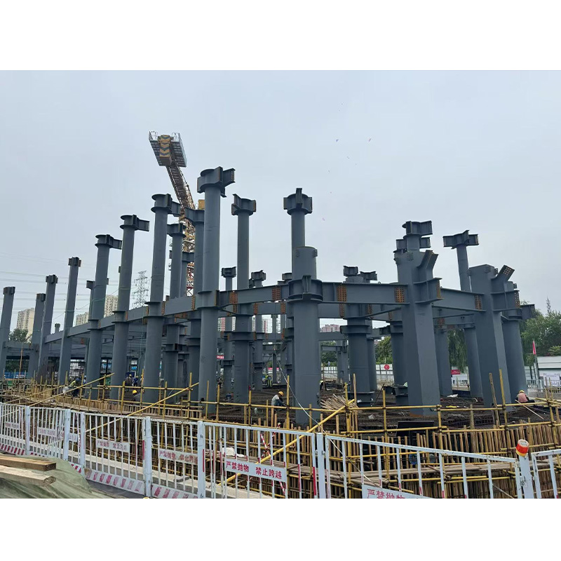 High Quality Customizable Industrial Design Style Steel Structure Building Suitable for Mall and Office