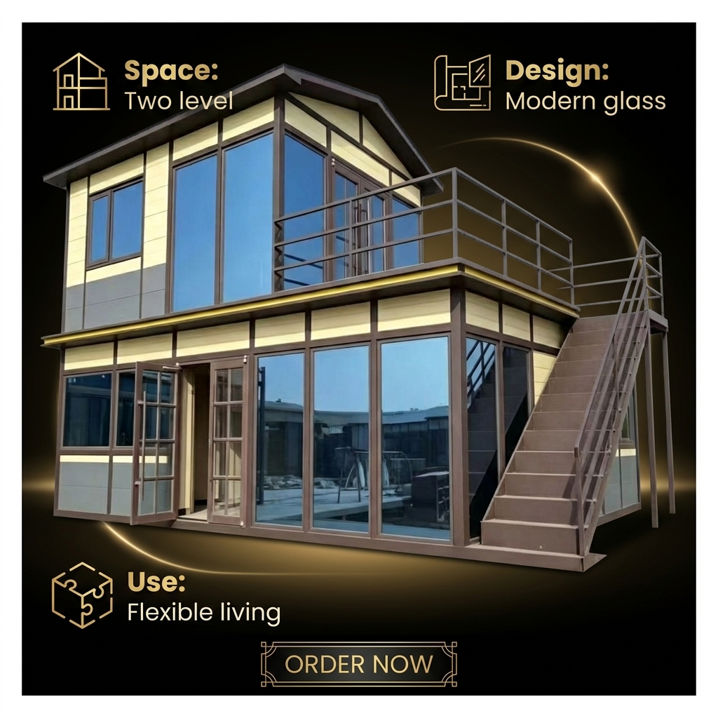 Factory Price Prefab Villa Modern Light Steel Structure Prefabricated House for Sale