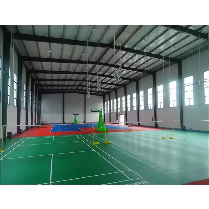 Low Cost Large Sports Stadium Prefabricated Steel Structure Sports Hall Metal Warehouse Building Steel Frame Gym Indoor Stadium