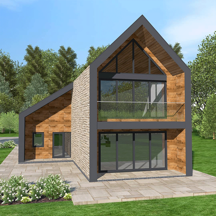 Modern Modular Light Steel Structure Prefabricated House Villa Fabricated Houses Villas