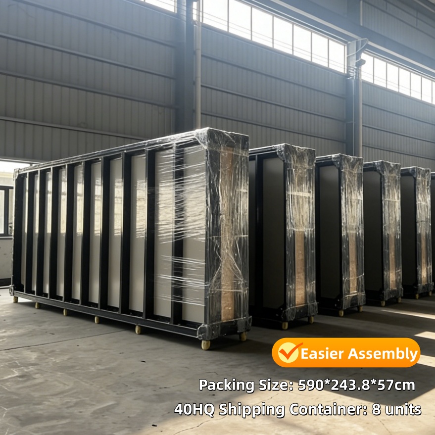 2 Storey Modular Container House Casa Modular Custom Triangle Roof Flat Pack Design Modern Villa Apartment